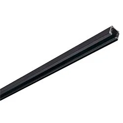 EUTRAC 3-faset skinne 2 meter, sort