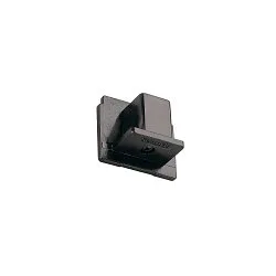 EUTRAC endekappe til 3-faset 230 v skinne, sort