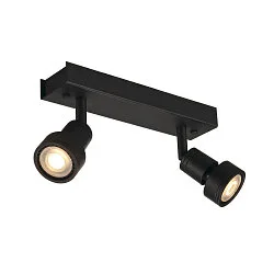 Væglampe PURI 2 Loftlampe, GU10, max. 2x50W, med Dekoring, sort