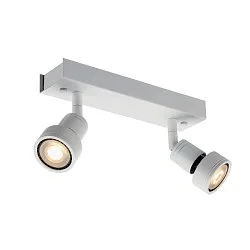 Wall luminaire PURI 2 Ceiling luminaire, GU10, max. 2x50W, with Decoring, white