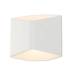 LED Væglampe CARISO 2, 7,6W, COB LED, 3000K, hvid