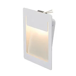 Indbygningslampe DOWNUNDER PUR 120x155mm LED, firkantet, hus hvid, 4, 8W LED varmhvid