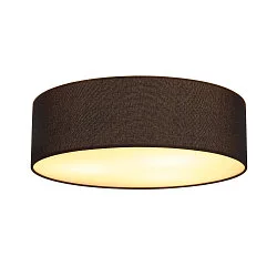 Ceiling luminaire TENORA CL-1, E27, Acrylic cover, shade black