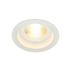 LED Indbygningslampe CONTONE ROUND Downlight, drejning, hvid, IP44