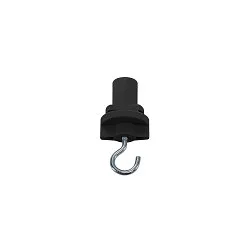 Tilbehør til 3-Faset skinne S-TRACK 3-Faset-Adapter med Hook, sort