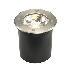 Premium LED Outdoor Floor recessed luminaire ROCCI 125 RUND, IP67, stainless steel 316, 8.6W 120° 3000K 580lm