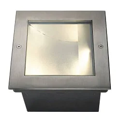 LED Standerindbygningslampe DASAR LED SQUARE Udendørslampe , asymmetrisk, stål 316, 28W, 3000K