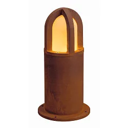 Udendørs Standerlampe RUSTY CONE 40, IP54, højde 40cm, E14 C35 maks. 40W, FeCSi stål rust-farvet