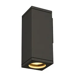 Udendørslampe THEO WALL OUT Væglampe, firkantet, GU10, IP44, antracit