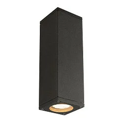Væglampe THEO UP-DOWN OUT, GU10, firkantet, max. 2x35W, antrasit