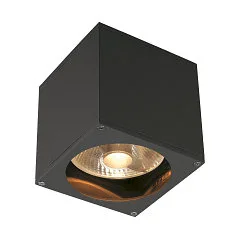 Væglampe BIG THEO WALL OUT ES111, firkantet, GU10, max. 75W,, antracit