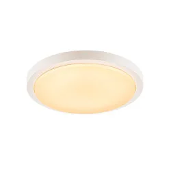 AINOS, Outdoor Ceiling luminaire, LED, 3000K, round, white, with sensor