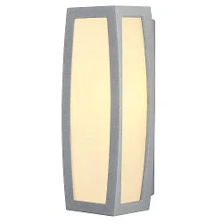 Outdoor luminaire MERIDIAN BOX Wall luminaire, silver grey
