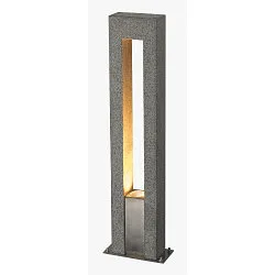 Standerlampe ARROCK ARC GU10, Granit, salt & pepper, GU10, max. 35W