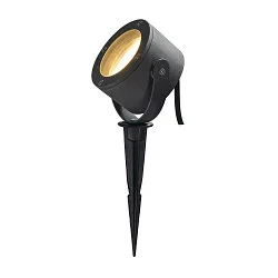 Udendørs Spydlampe SITRA 360 SPIKE, en flamme, højde 29cm, IP44 IK04, GX53, roterbar 90°, anthracite