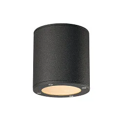 Udendørs Loftlampe SITRA CL, Ø 10cm / H 11cm, IP44, GX53 TCR-TSE max. 9W, antracit