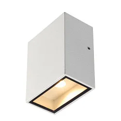 LED Væglampe QUAD 1 XL, firkantet, 4,5W, COB LED, 3000K, 110°, hvid