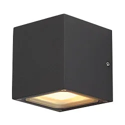 Udendørs Væglampe SITRA CUBE, UP/DOWN, IP44, 2x GX53 TCR-TSE max. 9W, antracit