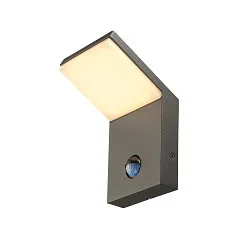 LED Udendørslampe ORDI Væglampe, antracit, 120°, SMD LED, 3000K, IP44, med Sensor