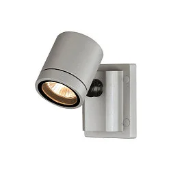 Væglampe NEW MYRA WALL Udendørslampe, GU10, max. 50W, IP55, sølvgrå