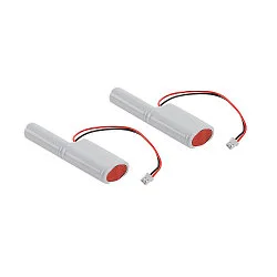 Tilbehør til LED Nødsituation lys P-LIGHT AREAL LED Udskiftning akkumulator, Ni-Cad 3,6V 1000mA, 2er Set