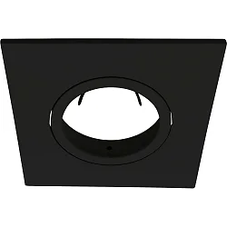 Dæksel QUICK/UNI INSTALL G2 firkantet, sort mat