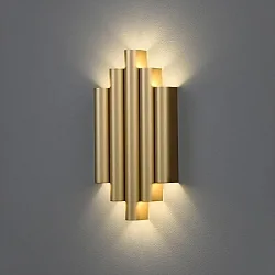 Væglampe ROBIN 16/3814 up / down, 10-flammer IP20, guld 