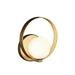 wall luminaire HALO 16/3815 IP20, gold, opal