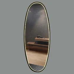 Spejl med belysning ONIX 16/3831 IP20, sort 