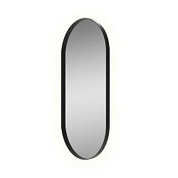 Spejl med belysning DANIELA 9755, sort blank