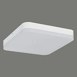 Udendørs loftlampe SQUARE SENSOR med sensor IP54, hvid 