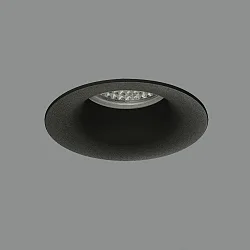 Indbygningslampe WINKA GU10 IP20, opal, sort  CRI >80