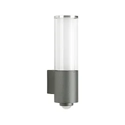 Udendørs Væglampe Type nr. 0311, IP44, E27 maks. 20W (LED), rustfrit stål / Akrylglas + gglas inde, rustfrit stål / antracit