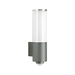 Udendørs Væglampe Type nr. 0311, bevægelsesdetektor (Type nr. 0320), IP44, E27 20W, rustfrit stål, rustfrit stål / antracit