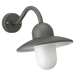 outdoor wall luminaire TYPE NO 0649 E27 IP44, anthracite dimmable
