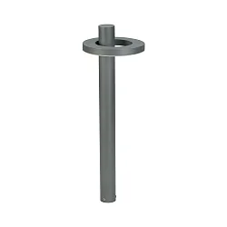 LED Pullertlampe Type nr. 2093, Lysfordeler i ringform, IP54, højde 90cm, 16W 3000K 1600lm, stiv optik, antracit