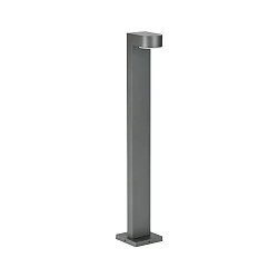 LED Gulvlampe Type nr. 2228, IP44, højde 70cm, 230V AC/DC, 3W 3000K 330lm, Støbt aluminium / satineret, antracit