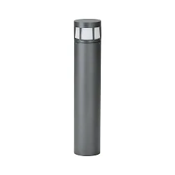 LED Pullertlampe Type nr. 2232, IP54, højde 70cm, 10W 3000K 900lm, Støbt aluminium / Opalglas, dæmpbar, antracit