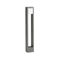 LED Pullertlampe Type nr. 2252, lang lysdistributør, IP54, højde 90cm, 10W 3000K 480lm, Støbt alu / opal, dæmpbar, antracit