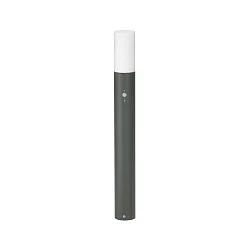 LED Pullertlampe Type nr. 2277 med bevægelsesdetektor, IP44, 90cm, 10W 3000K 900lm, Støbt alu / Opal, dæmpbar, antracit