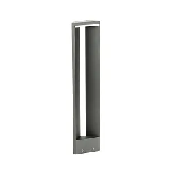 LED Pullertlampe Type nr. 2279, IP54, trekantsform, 10W 3000K 900lm, Støbt alu / Akrylglas opal, dæmpbar, antracit