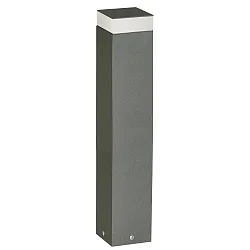 Fatningslampe TYPE NO 2293 firkantet, lang, omskiftelig IP54, antracit
