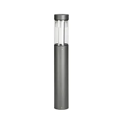 LED Pullertlampe Type nr. 2297, symmetrisk 360°, IP54, højde 100cm, 18.5W 3000K 2000lm, DALI dæmpbar, antracit