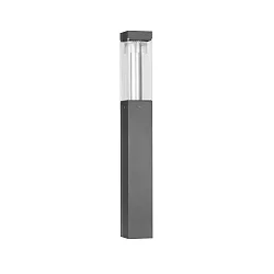 Pælelampe TYPE NO 622298 symmetrisk IP54, antracit, gennemsigtig