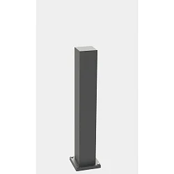 Udendørs Energikolonne tom Type nr. 4407, IP54, maks. 5 valgfri indsatser, uden belysning, uden Skiftefunktion, antracit