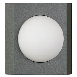 Væg- og Loftlampe TYPE NO 6116 E27 IP44, antracit dæmpbar