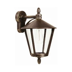Udendørs Væglampe Landstil moderne Type nr. 1816, hængende med beslag, IP44, E27 QA55 maks. 57W, Støbt alu