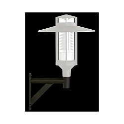 vægbeslag Type nr. 1008 til Udendørs Mastlamper med Fletmål Ø 7.6cm, 1-vejs, dybde 42cm, sort