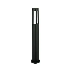 Bollard light Type No. 2043, IP44, height 90cm, E27 max. 20W (LED), cast alu / opal glass, black matt
