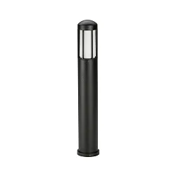 Bollard light Type No. 2221, IP44, height 90cm, E27 QA55 max. 57W, cast alu / opal glass, black matt